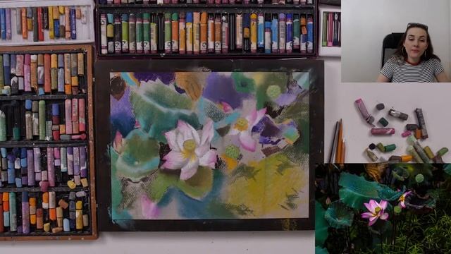 Онлайн-марафон «Весне дорогу 2021» - «Лотосы» | Как нарисовать лотос поэтапно смотреть онлайн