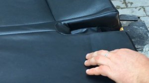 Устранение царапины на кожаной обивке салона
