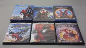 ЧЕЛОВЕК-ПАУК - фильмы с Томом Холландом 4K UHD - 3D - Blu-ray - SPIDER-MAN (2017 - 2021) - Jon Watts