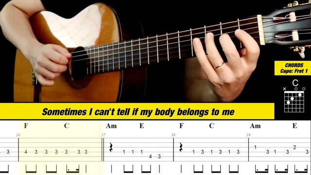 CRADLES (Sub Urban) Guitar Tabs | Tutorial смотреть онлайн