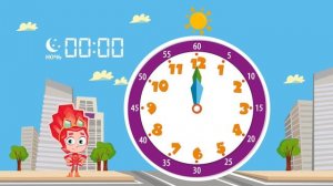 Как устроены часы /Определяем время / Выставляем время - минуты.