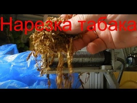 Нарезка табака казанской лапшерезкой