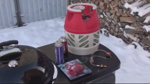 Как заправить туристический газовый баллончик