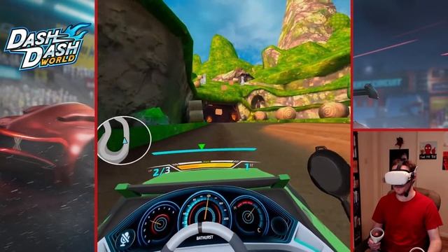 Dash Dash World Gameplay / Version 3.0 / Revisit / Quest 2 смотреть онлайн