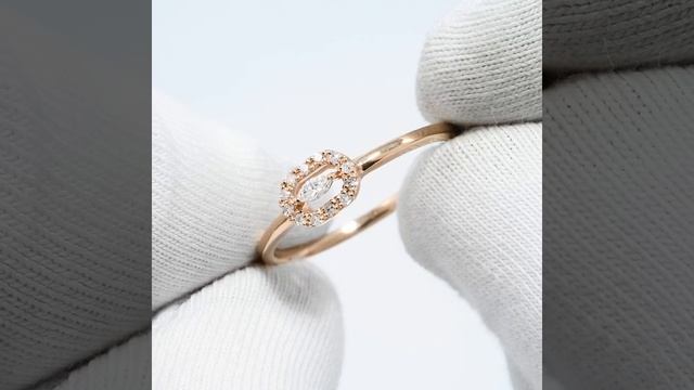 Кольцо из золота с бриллиантами смотреть онлайн