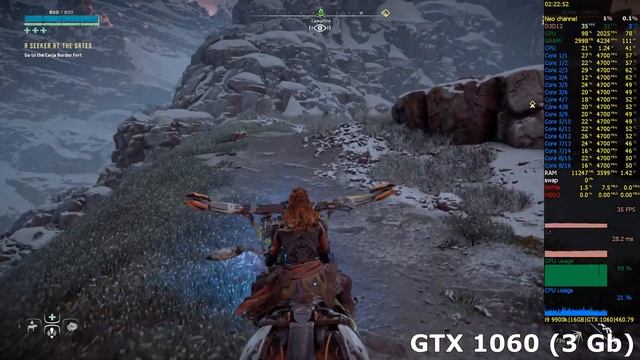 GTX 1050 Ti Vs GTX 1060 3 Gb In Horizon Zero Dawn (GTX 1050Ti Vs GTX 1063)