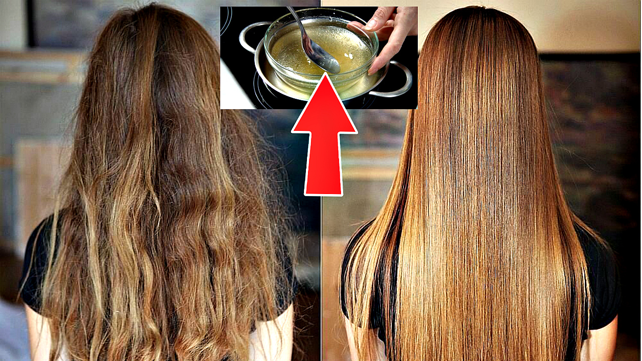 Простая маска для волос с потрясающим эффектом! Желатиновая маска от выпадения волос рецепт смотреть онлайн