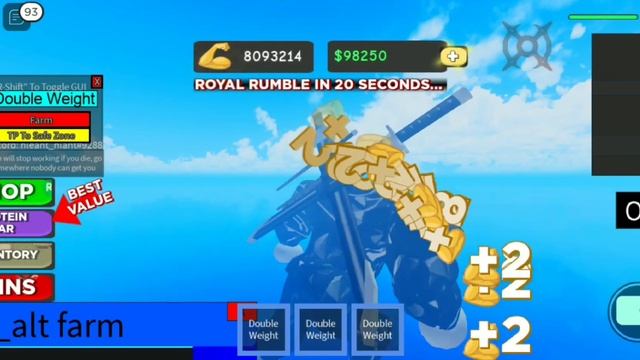 Farming with 5 scripts!!!!!! + 100 weights (OP!!!) | Roblox (Boxing Simulator 2) смотреть онлайн