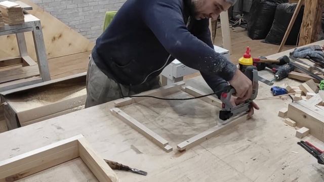 Мебель из дерева своими руками. Этажерка в стиле лофт