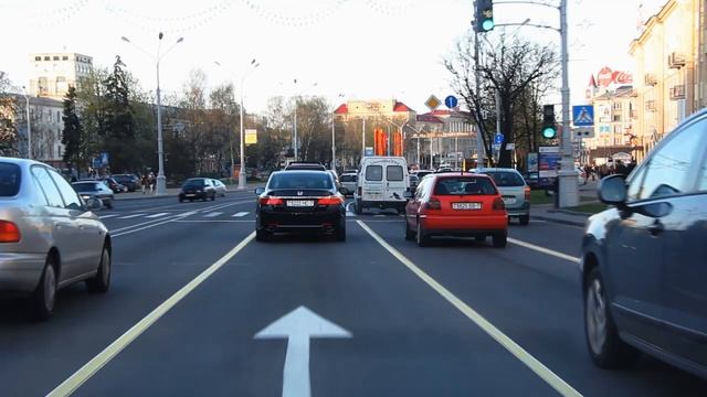 ПДД РБ Дорожная разметка. Попутные полосы движения перед пешеходным переходом смотреть онлайн