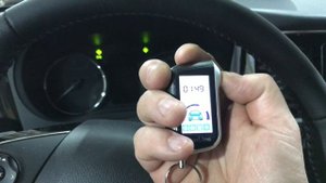 Mitsubishi Outlander, установили сигнализацию StarLine A63 без автозапуска, с обратной связью