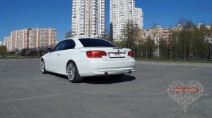 BMW 3 белый кабриолет