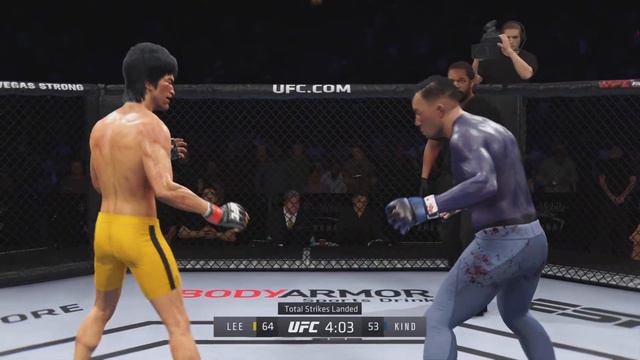 PS5 | Dragon Bruce Lee vs. Kind Judo Master (EA Sports UFC 4) смотреть онлайн