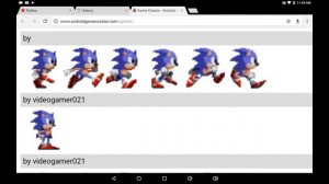 Sonic 1 sprites in sprite server(Free to use if you credit me)