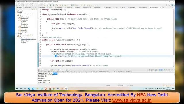 Object Oriented Concepts-18CS45-Java Multi-threading Part-3 смотреть онлайн