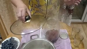 Компот из голубики, три разных вкуса