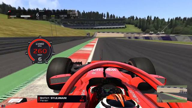 Assetto Corsa - Red Bull ring hotlap (Ferrari - SF71H) смотреть онлайн
