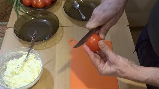 Салат Тюльпан - фаршированные помидоры смотреть онлайн