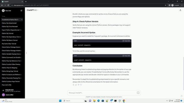 python pip invalid syntax смотреть онлайн