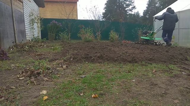 Разработка целины культиватором !