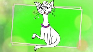 Хромакей "Классные кошки" картинки на зеленом фоне.