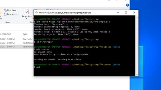 How to Install Git and First Repository on Github