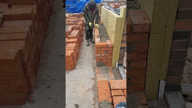 Черновая кладка 380мм. смотреть онлайн