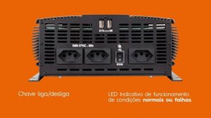 Inversor de Onda Modificada 5000W 12VDC/127V PW13-4 Hayonik