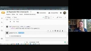 Regressão Não Linear Simples no Python
