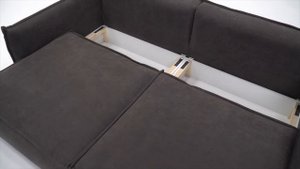 Прямой анатомический диван в стиле лофт — Белла