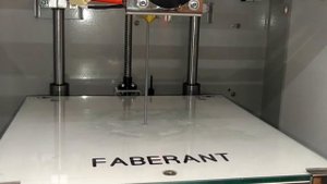 3D-печать тонкой трубки на 3D-принтере Faberant Cube