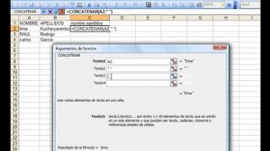 Excel 2003 formulas: concatenar - www.ofimaticaparatorpes.com