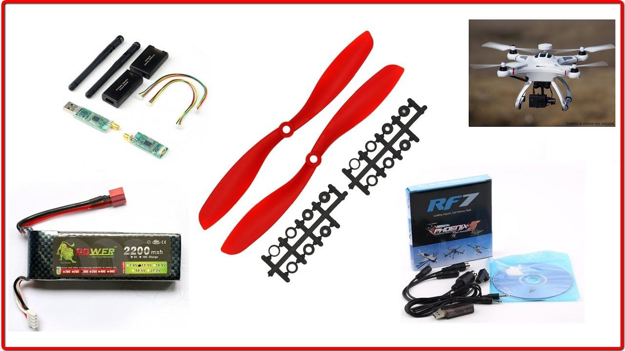 Телеметрия/Симулятор полетов/Lipo Battery/Винты для Квадрокоптера смотреть онлайн