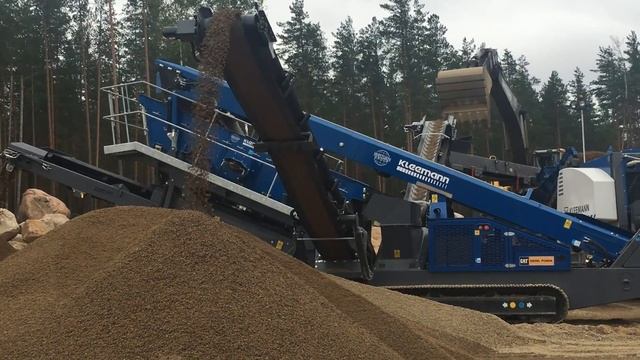 Дробление щебня 5-20 карьер "Желанное-2". Сентябрь 2016 г. смотреть онлайн