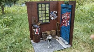 Как сделать диораму Робокоп. Диорама Robocop для коллекционных фигурок своими руками