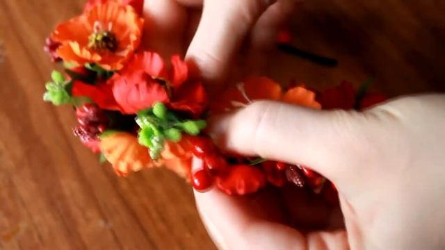 Diy: Ободок своими руками / Ободок-Веночек из цветов / How to make headband