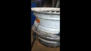 Мангал под казан из автомобильных дисков