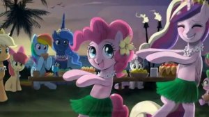 картинки пони лето под музыку.