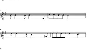 Жиган-лимон. Саксофон-тенор. Ноты.