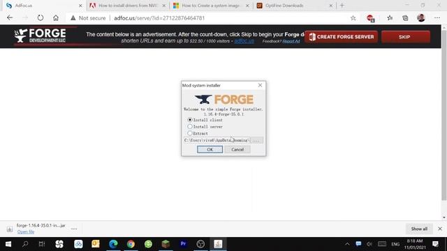 How to download and install OptiFine for Minecraft! смотреть онлайн