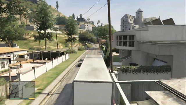 GTA 5 - Trucking through Rockford Hills смотреть онлайн