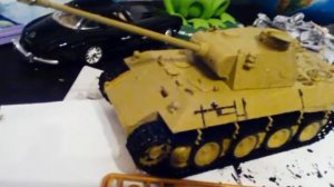 Сборная модель танка " Пантера " в масштабе 1:35 от звезды