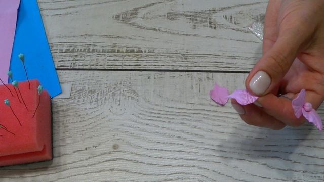 DIY. Гортензия из фоамирана. 2 способа. Foamiran hydrangea