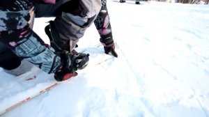 Школа сноуборда. Урок 4 - Первые шаги на склоне