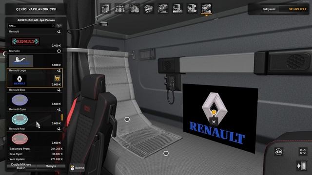 Renault Trucks T Tuning Pack İncelemesi & 1.44 Ses Modu #ets2 смотреть онлайн