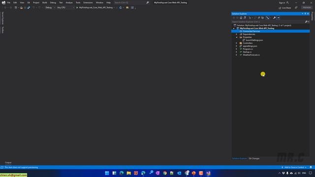 Visual Studio 2022 | Create ASP.NET Core WebAPI using VS 2022 | Windows 11