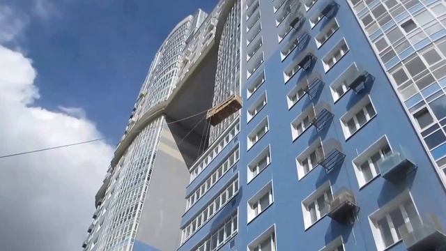 Подъем грузов. Подъем дивана. Промышленный альпинизм в Москве смотреть онлайн