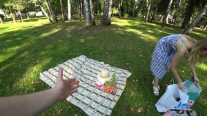 Влог: Instagram тренды | Фотосессия в парке или как мы пошли на пикник