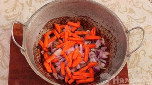 Машхурда по-узбекски с говядиной, рисом и машем