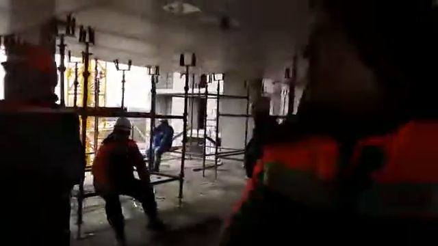 Приспособления для разопалубки плиты перекрытия ЖК PROMENADE EXPO блок 4D 21 03 2016 смотреть онлайн